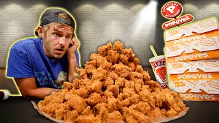 THE 200 POPEYES CHICKEN NUGGET CHALLENGE [upl. by Adaval]