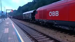 Bahnhof traisen an der Leobersdorfer Bahn bei Bahn Kilometer 56 kurz nach 700 am 4102024 [upl. by Alex]