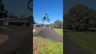 Huge transfer line at the Donnybrook pump track bmx [upl. by Ardis]