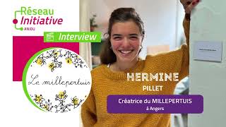 INTERVIEW HERMINE PILLET  ECRIVAIN REDACTEUR LE MILLEPERTUIS  ANGERS [upl. by Ellek]