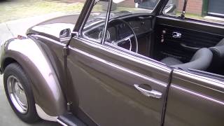 Volkswagen Beetle Cabriolet 1302LS 1972 beautifull condition VIDEO wwwERclassicscom [upl. by Issie]