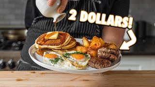 The 2 Dollar All American Breakfast  But Cheaper [upl. by Richarda]