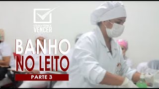 Técnica de banho no leito AULA COMPLETA Parte III [upl. by Itsyrc985]