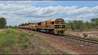 Aurizon 1UD3 Iron Ore service 311223 [upl. by Weathers221]