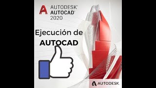 Ejecución del Programa AUTOCAD 2020english INSTALADO [upl. by Imre]