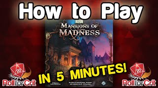 How To Play Mansions of Madness 1st Edition  Roll For Crit [upl. by Nosittam709]