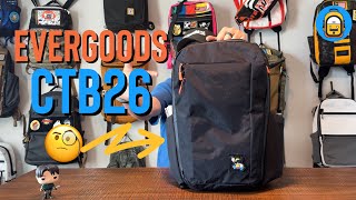 Evergoods Civic Travel Bag CTB 26L Review and Walkthrough [upl. by Lenra]