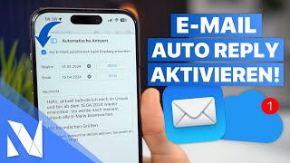 EMail Abwesenheitsnotiz am iPhoneMac einrichten amp aktivieren 2024  NilsHendrik Welk [upl. by Eilyk516]