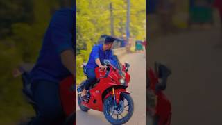 R15 v4 red colour bike  Best looking bike in INDIA Look like dukati  The JD [upl. by Ongun969]