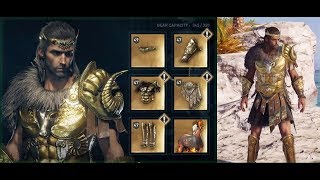 Assassins Creed Odyssey Armaduras Lendárias [upl. by Tammara]