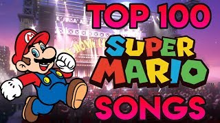 Top 100 Super Mario Songs 2017 [upl. by Llennod]