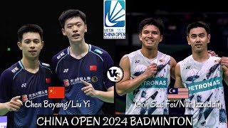 Goh Sze FeiNur Izzuddin MAS vs Chen BoyangLiu Yi CHN  R32 China Open 2024 Badminton [upl. by Tucky143]