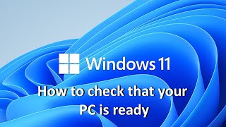 How to check if your PC can run WINDOWS 11 Windows11 PCHealthCheck [upl. by Buckley298]