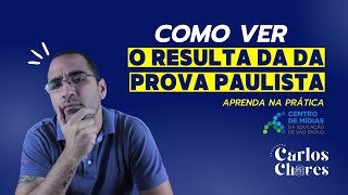 COMO VER O RESULTADO DA PROVA PAULISTA [upl. by Vivianna277]