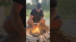 Starting a fire with a ferro rod  For beginners [upl. by Eus]