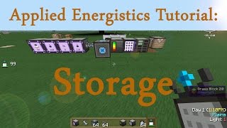 Minecraft Tutorial Applied Energistics Storage  Wireless Storage Monitors ME Drive Deutsch [upl. by O'Toole]