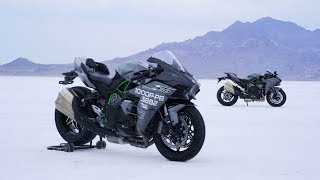 Ninja H2  Kawasaki Team 38 Bonneville Record Attempt  Chapter 2 [upl. by Hartmunn]