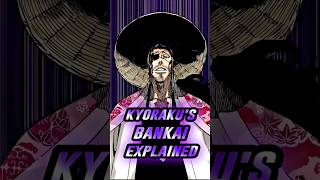 Kyoraku Shunsuis Bankai Explained  bleach [upl. by Tibbs]