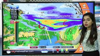 Rains with strong winds to lash Guwahati Darjeeling Cooch Behar and Murshidabad  Skymet Weather [upl. by Nnor]