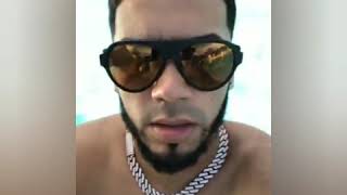 Anuel AA Cantando BEBE  Voz Sin Autotune [upl. by Brendon]