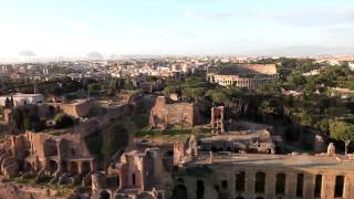 Turbo Ace X88J2 Octocopter amp Canon 5D Mark ii aerial tour of Palatine Hill and Colosseum Italy [upl. by Ydnir]