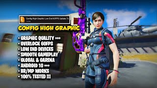 CONFIG HIGH GRAPHIC LOW END DEVICE 60FPS  COD MOBILE CONFIG [upl. by Desmund]