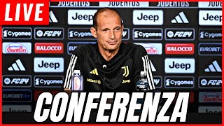 🔴 LIVE  CONFERENZA STAMPA ALLEGRI pre JUVENTUS  ROMA [upl. by Clapp254]