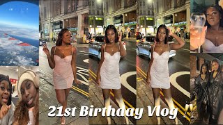 My 21st Birthday Vlog 2023  PART 1  Flight to Mystery Country  dinnerairportdress reveal [upl. by Llehcsreh212]