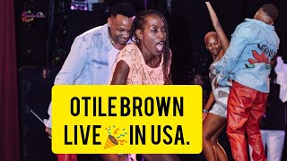 Otile Brown Performance in USA  Baby Love Dusuma by otile Brown  Mwash Zone [upl. by Kinnon]