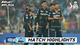 GT vs MI 5th Match IPL 2024 Highlights  IPL Highlights 2024  GT vs MI highlights today [upl. by Buke]