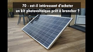 70  estil intéressant dacheter un kit photovoltaïque prêt à brancher [upl. by Mattie902]