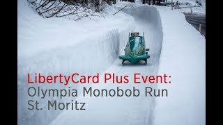 Plus Event Monobob Run in St Moritz [upl. by Weinrich]