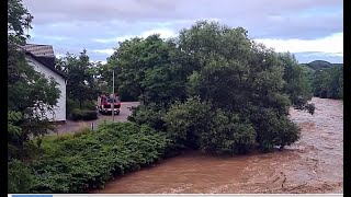 Ahrweiler Auf der Ahrtorbrücke am Flutabend 14Juli 2021 [upl. by Eus]