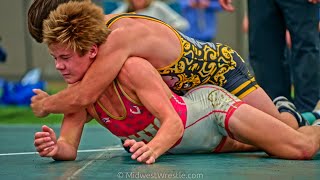 132 – Cooper Rathburn G of Pursuit Wrestling OH vs Paul Ishikawa R of IL CornStars Gold [upl. by Lachance]