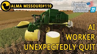 GREAT OCTOBER HARVESTALMA MISSOURI110FARMING SIMULATOR 22GAMEPLAYTIMELAPSENO COMMENTARYFS 22 [upl. by Appilihp240]