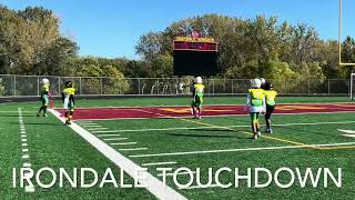 Frogtown vs Irondale 78th grade football [upl. by Ahsiemac369]