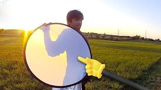 Cheap Lighting Reflectors for YOUTUBE  QUICK FX [upl. by Nanaj]