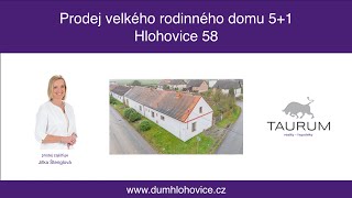 Prodej rodinného domu 51 Hlohovice 58 [upl. by Rustie]