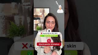 Niacinamide  Avoid these mistakes Dermatologist [upl. by Alyek]