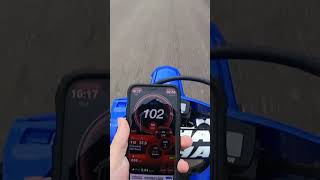 Yamaha TTR 230 Top Speed On Flat Road [upl. by Anoirtac58]