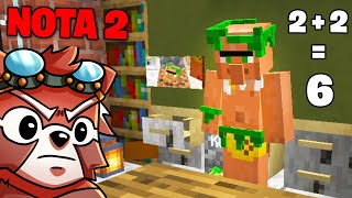 MINECRAFT VIATA LA SCOALA SKINCRAFT Nocivanu Profesor de Mate [upl. by Yntirb]