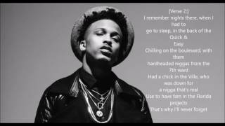 August Alsina Right There Lyrics [upl. by Andaira]