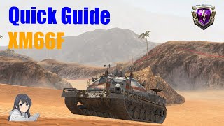 Quick Guide  XM66F  WoT Blitz [upl. by Shifrah]