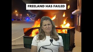 Chrystia Freeland Failure of a Press Conference in Toronto [upl. by Stanfill]