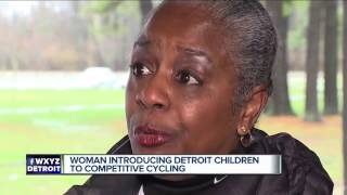 Woman introducing Detroit children to competitive cycling [upl. by Dante834]