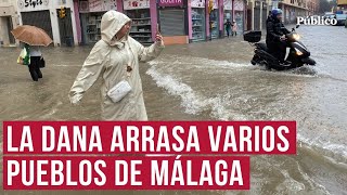 Estas son las imágenes más impactantes del paso de la DANA por Málaga [upl. by Mikel485]