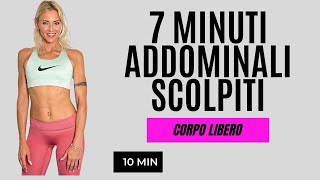 7 Minuti per lavorare gli addominali segui TizianaFitness The Ultimate Ab Workout [upl. by Atteselrahc151]