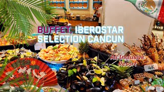 Buffet Iberostar Selection Cancun All Inclusive Resort Mexico [upl. by Herve]