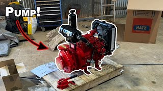 Unboxing new fire fighting pump [upl. by Meghann]