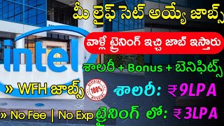 Intel Latest Recruitment 2023 Work From Home Jobs In TeluguLatest Jobs In TeluguJobs In Hyderabad [upl. by Wilburt]